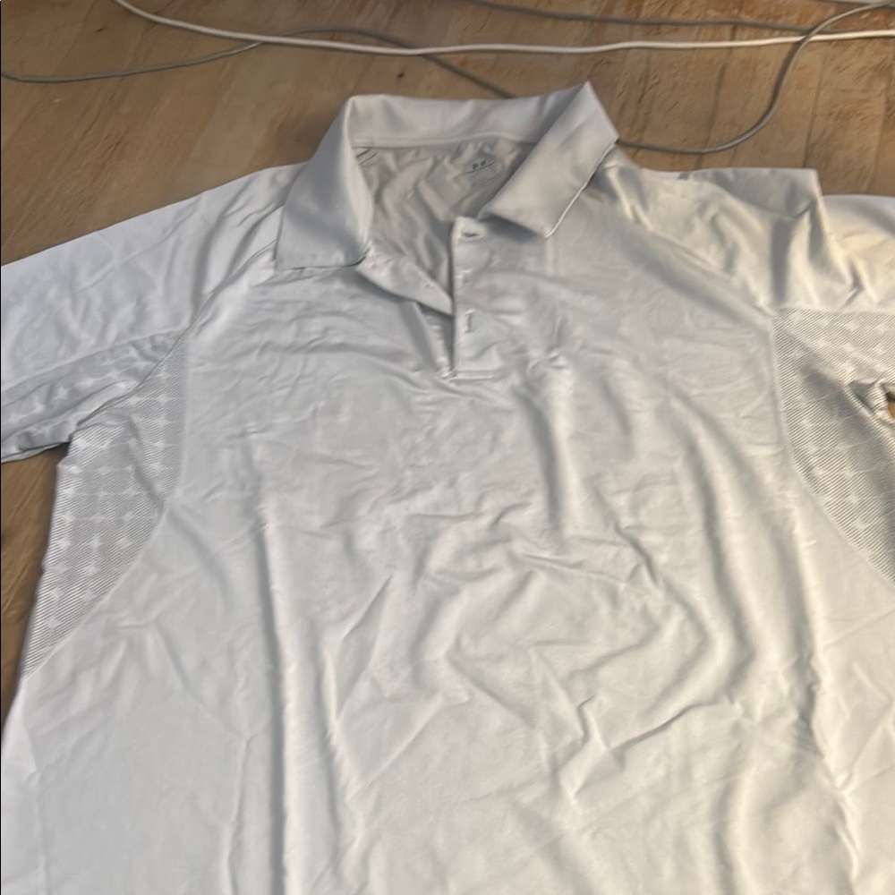 Under Armour White Polo Shirt Classic Style
